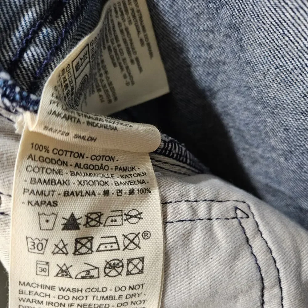 Levi's Men's [Read] Jeans Stay Loose Straight Leg Dark Blue Size 36x32(31)